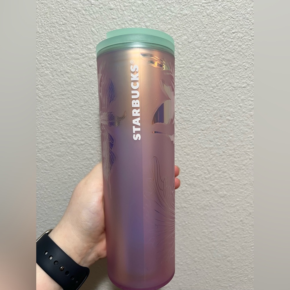 Starbucks 16oz Pink Iridescent Tumbler NWT